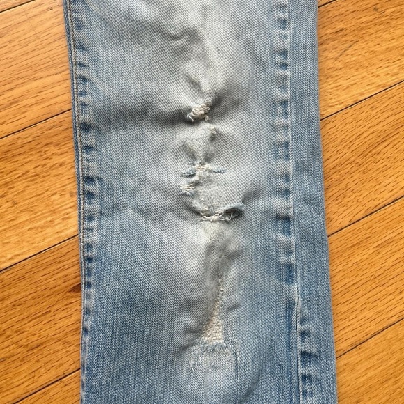 Y2K Red Valentino Designer Floral Embroidered Straight Leg Jeans - Picture 6 of 9